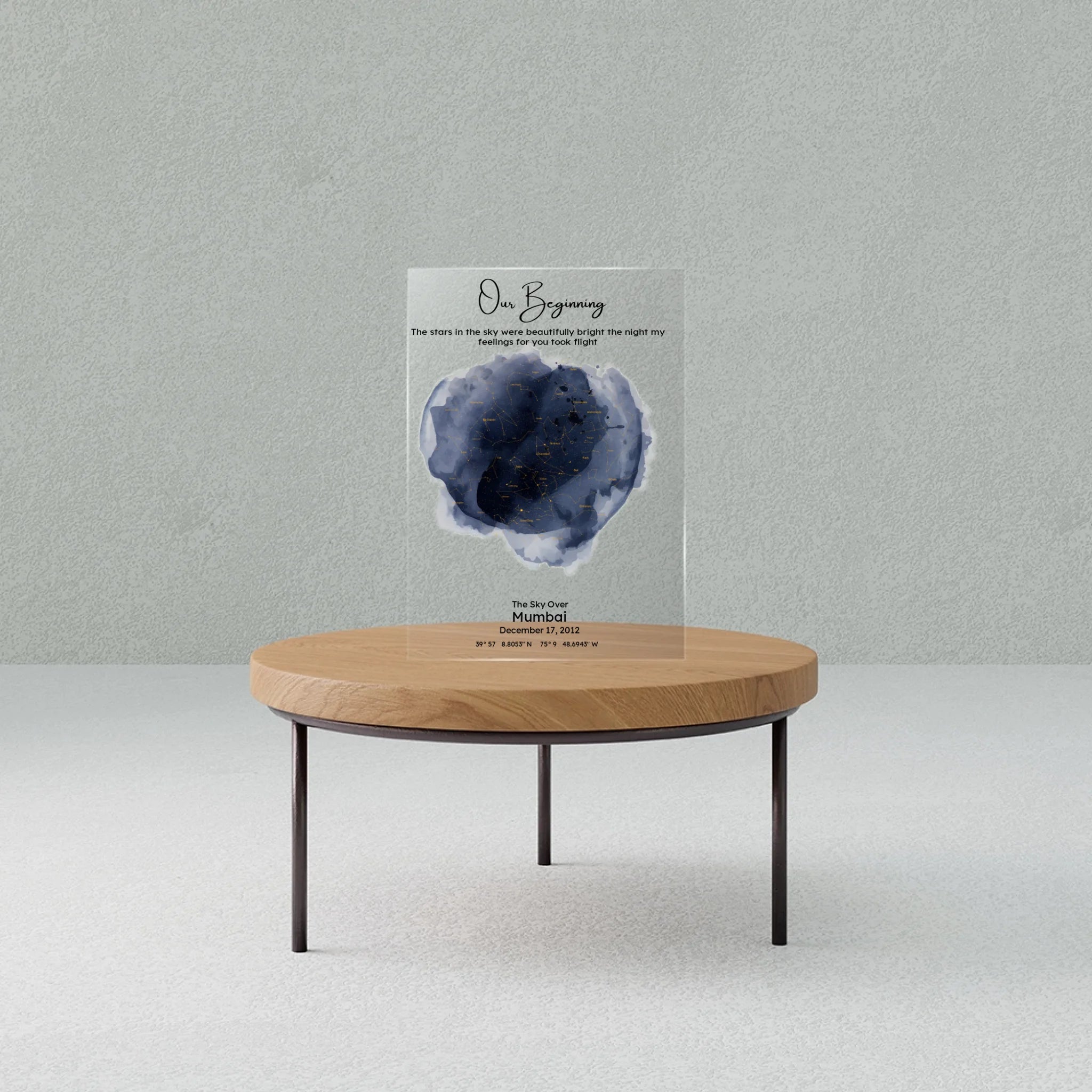 Personalised Star Map Acrylic Plaque (1)