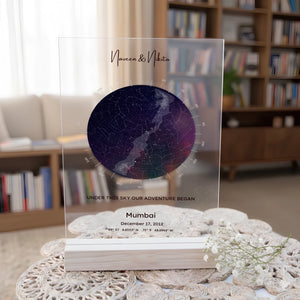 Personalised Star Map Acrylic Plaque (2)