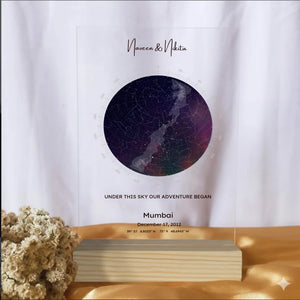 Personalised Star Map Acrylic Plaque (3)