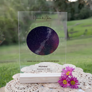 Personalised Star Map Acrylic Plaque (5)