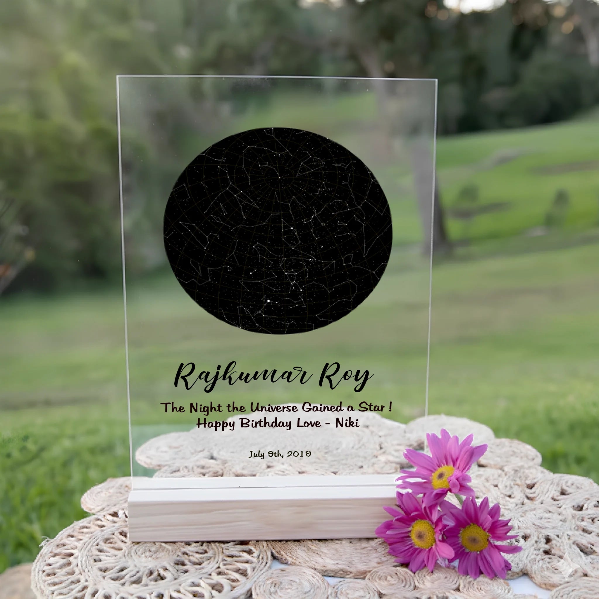 Personalised Star Map Acrylic Plaque (5)