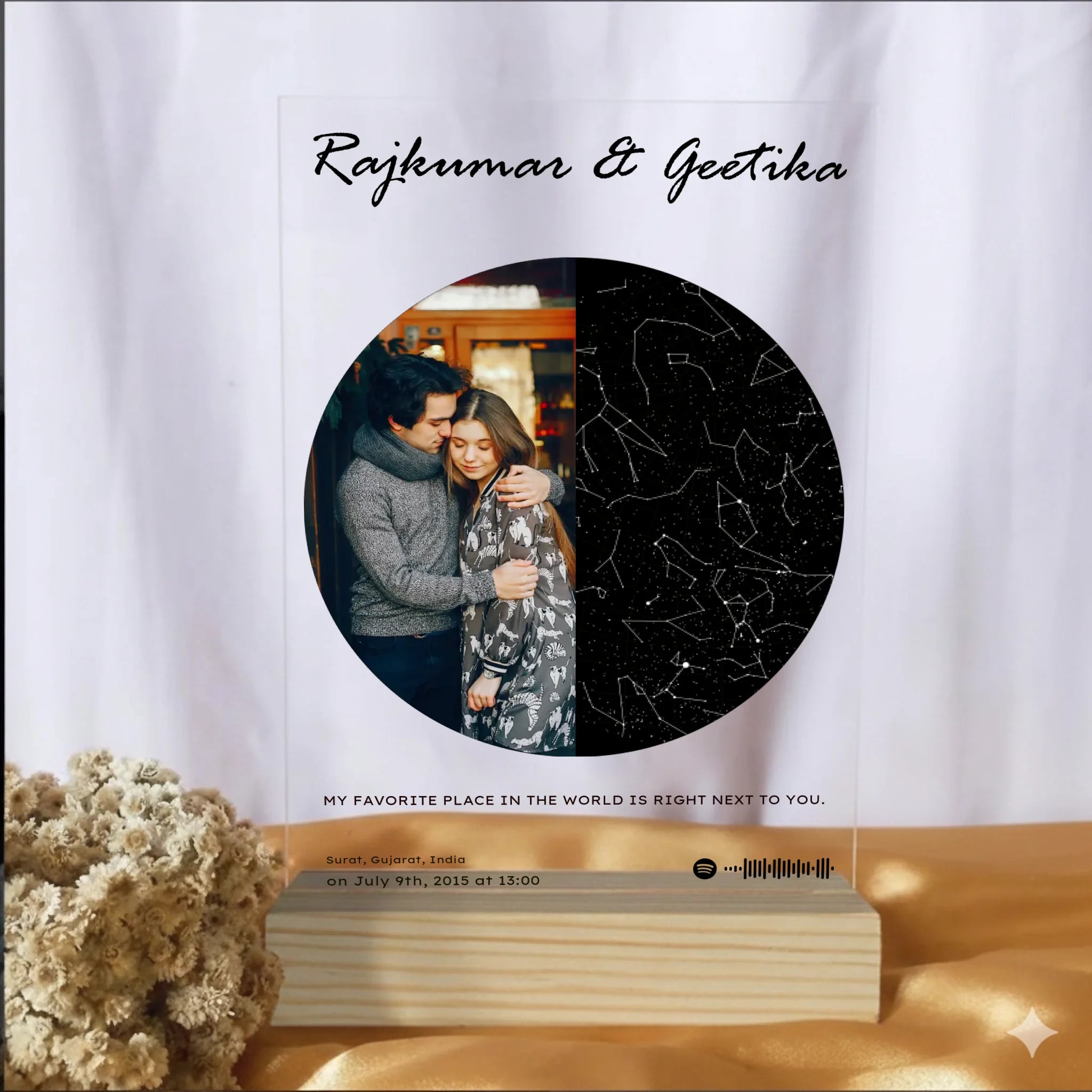 Personalised Star Map Acrylic Plaque (3)