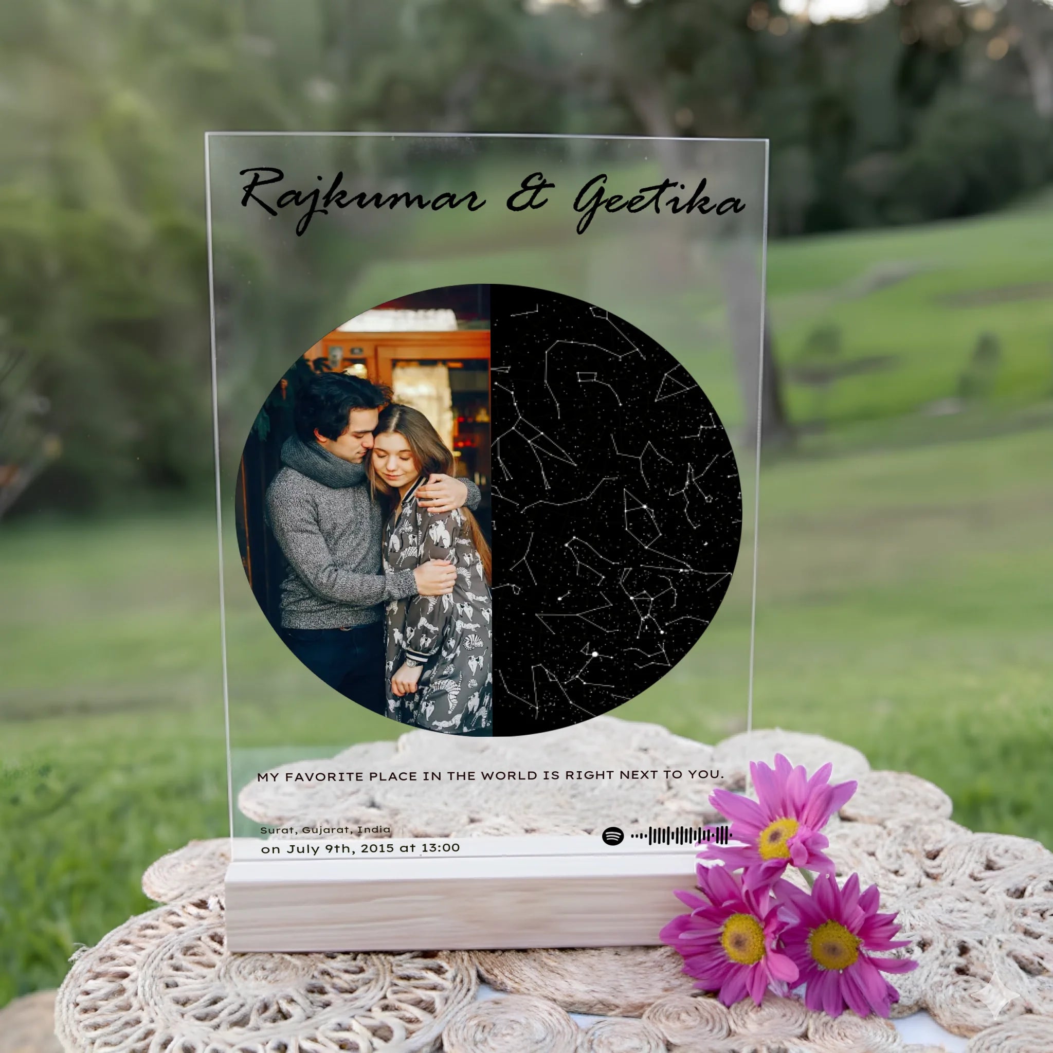 Personalised Star Map Acrylic Plaque (5)