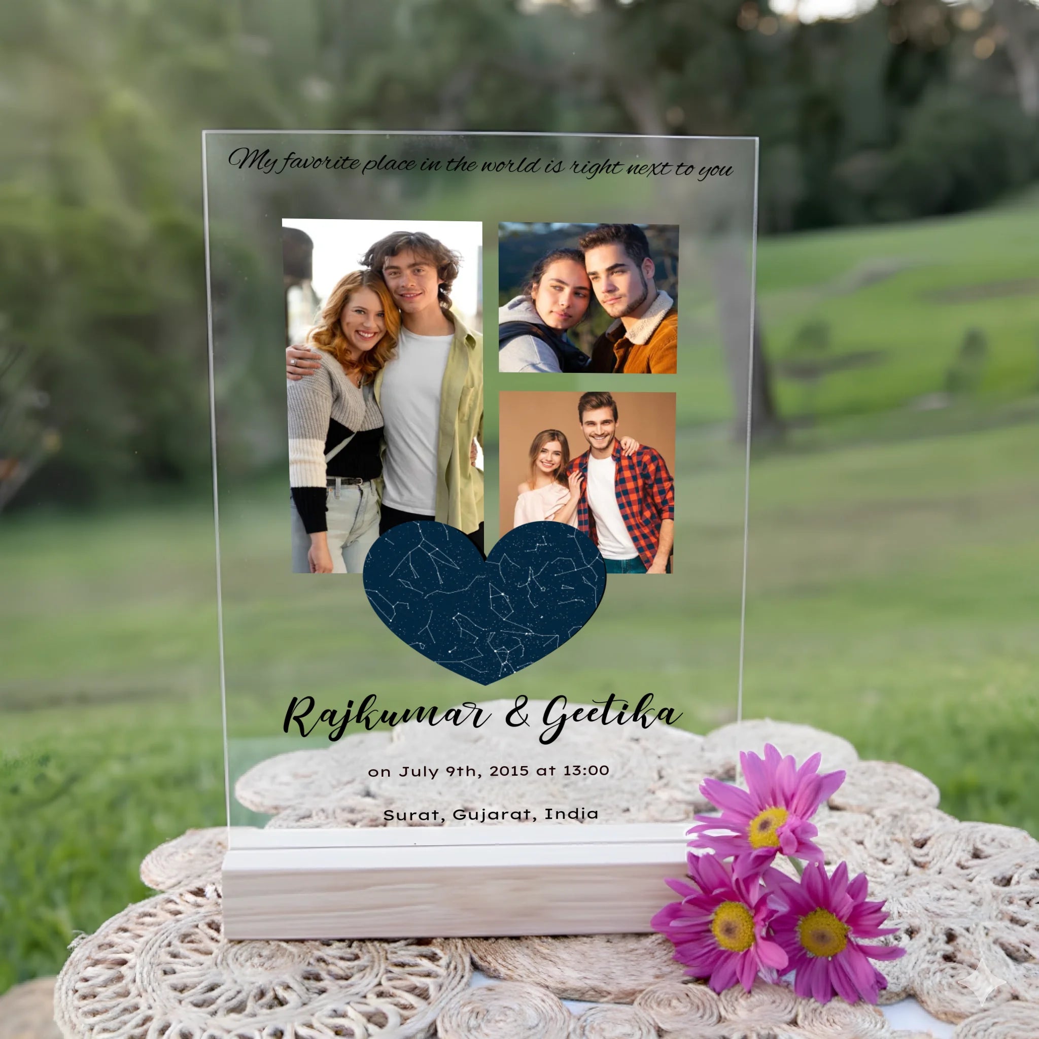 Personalised Star Map Acrylic Plaque (5)