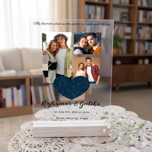 Personalised Star Map Acrylic Plaque (2)