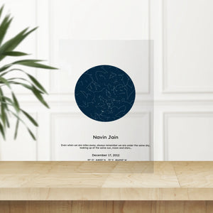 Personalised Star Map Acrylic Plaque (2)