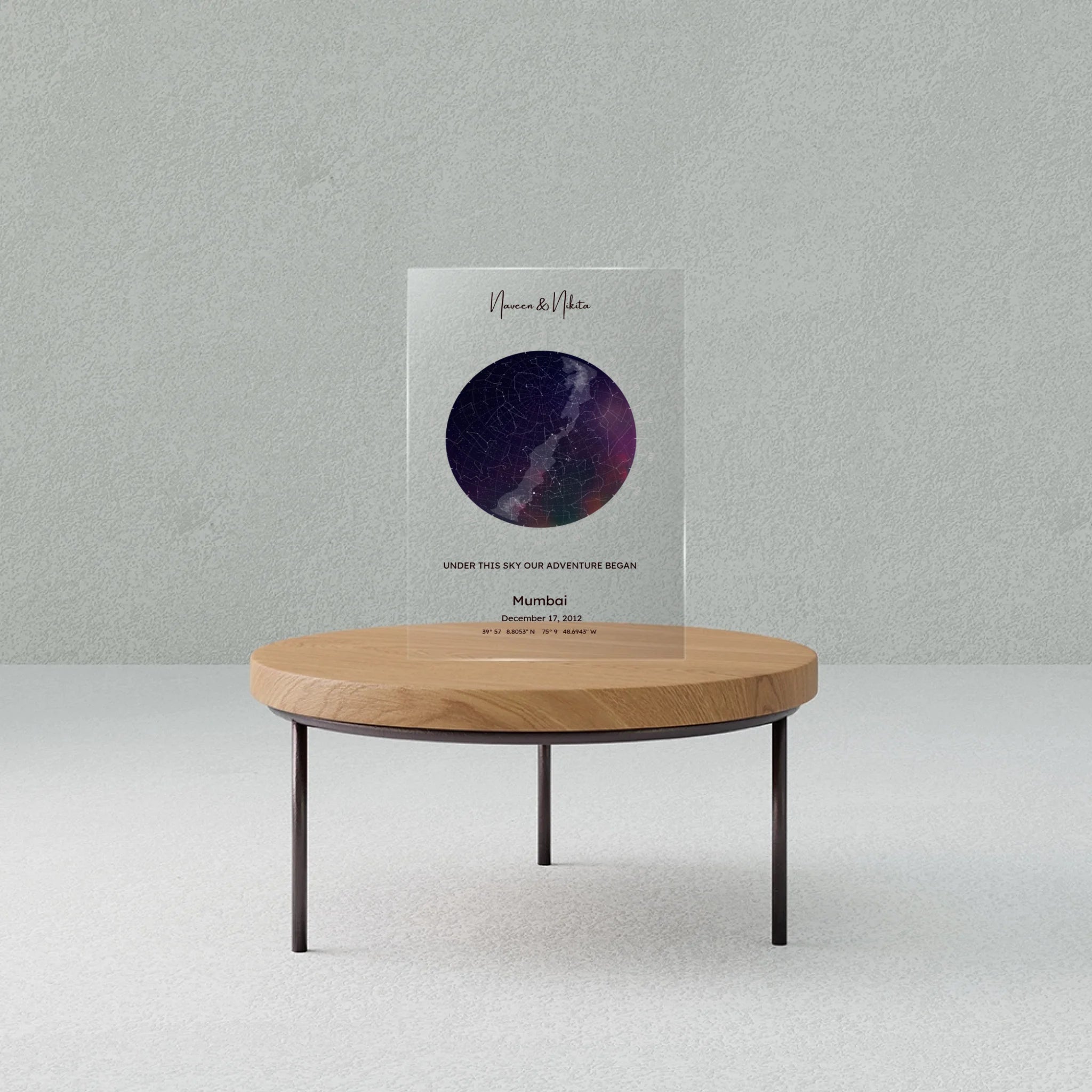 Personalised Star Map Acrylic Plaque (1)