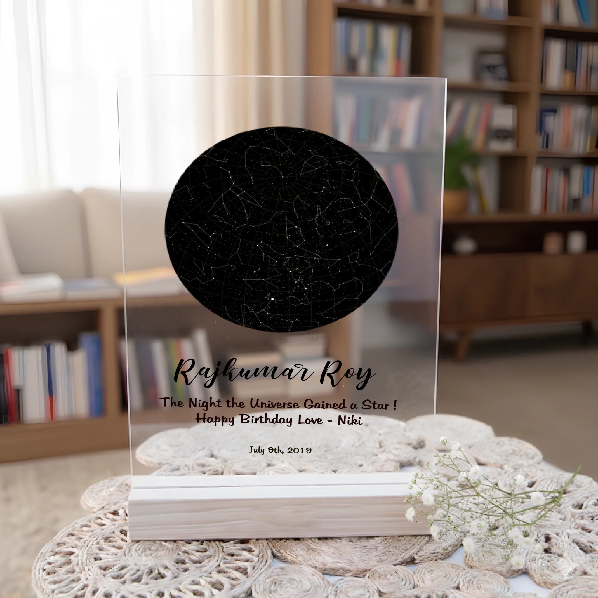 Personalised Star Map Acrylic Plaque (2)