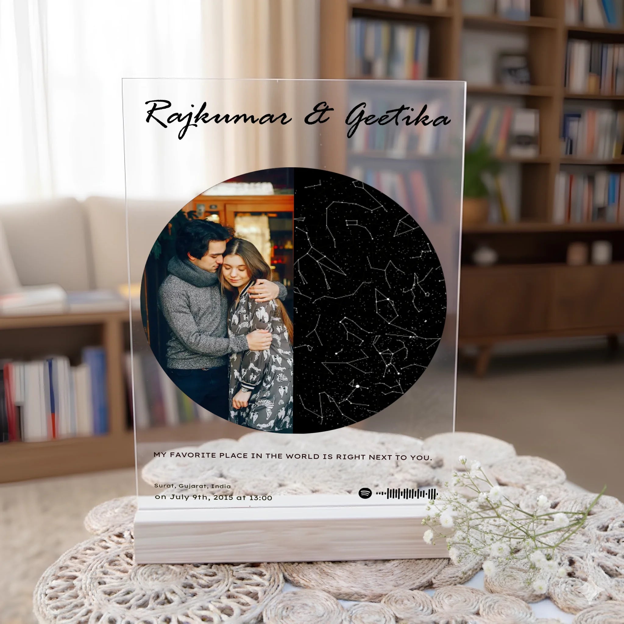 Personalised Star Map Acrylic Plaque (2)