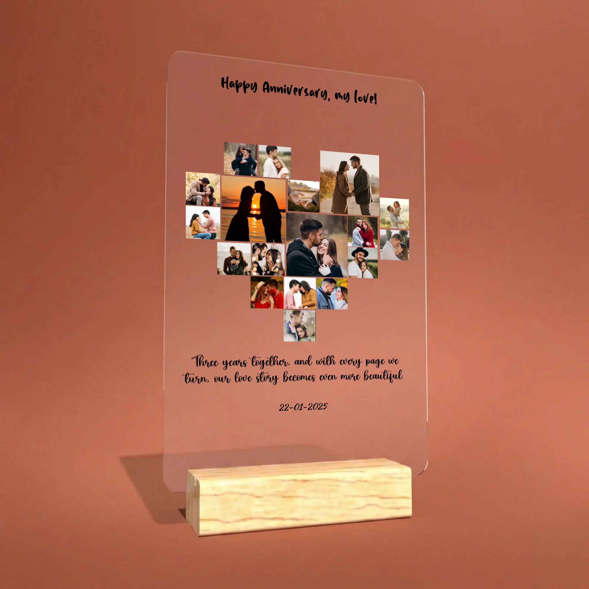 acrylic plaque mockup