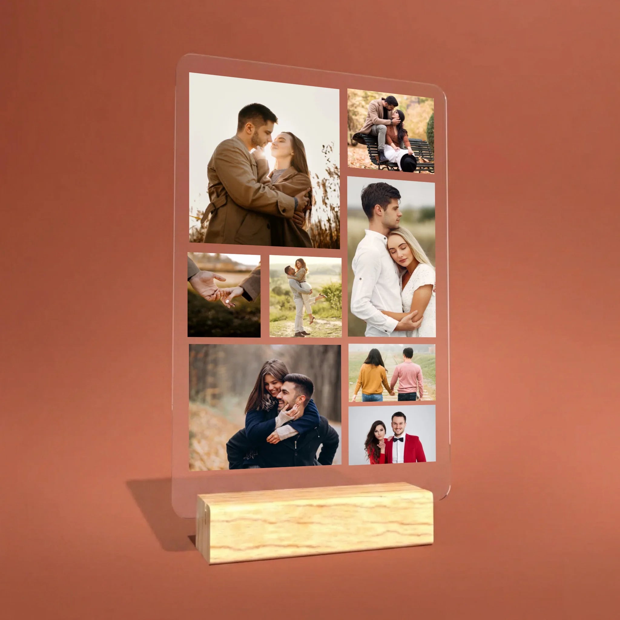 acrylic plaque mockup