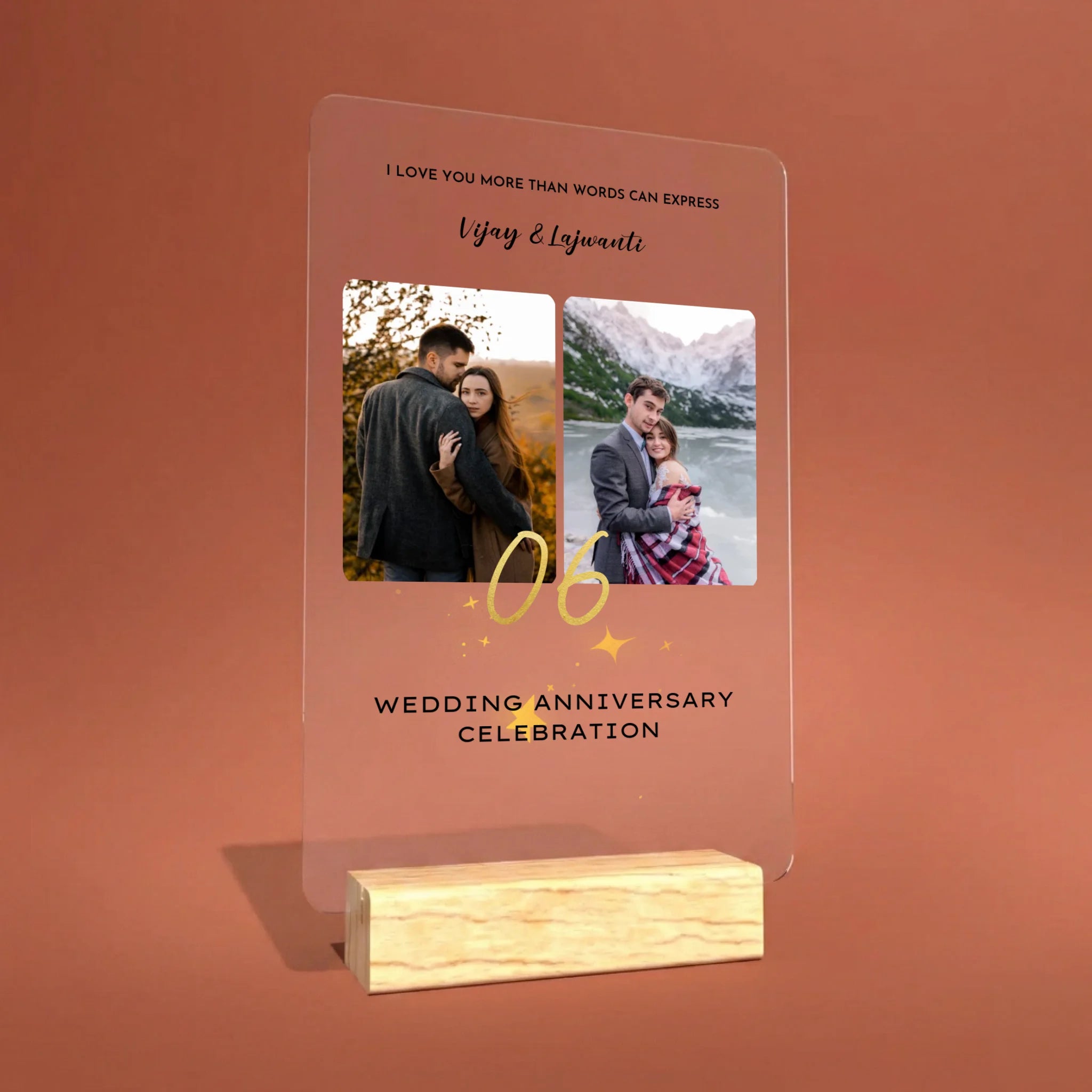 acrylic plaque mockup
