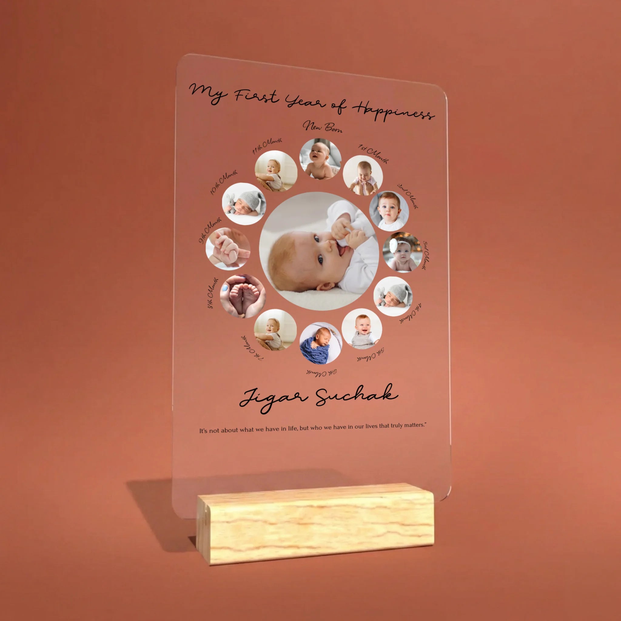acrylic plaque mockup