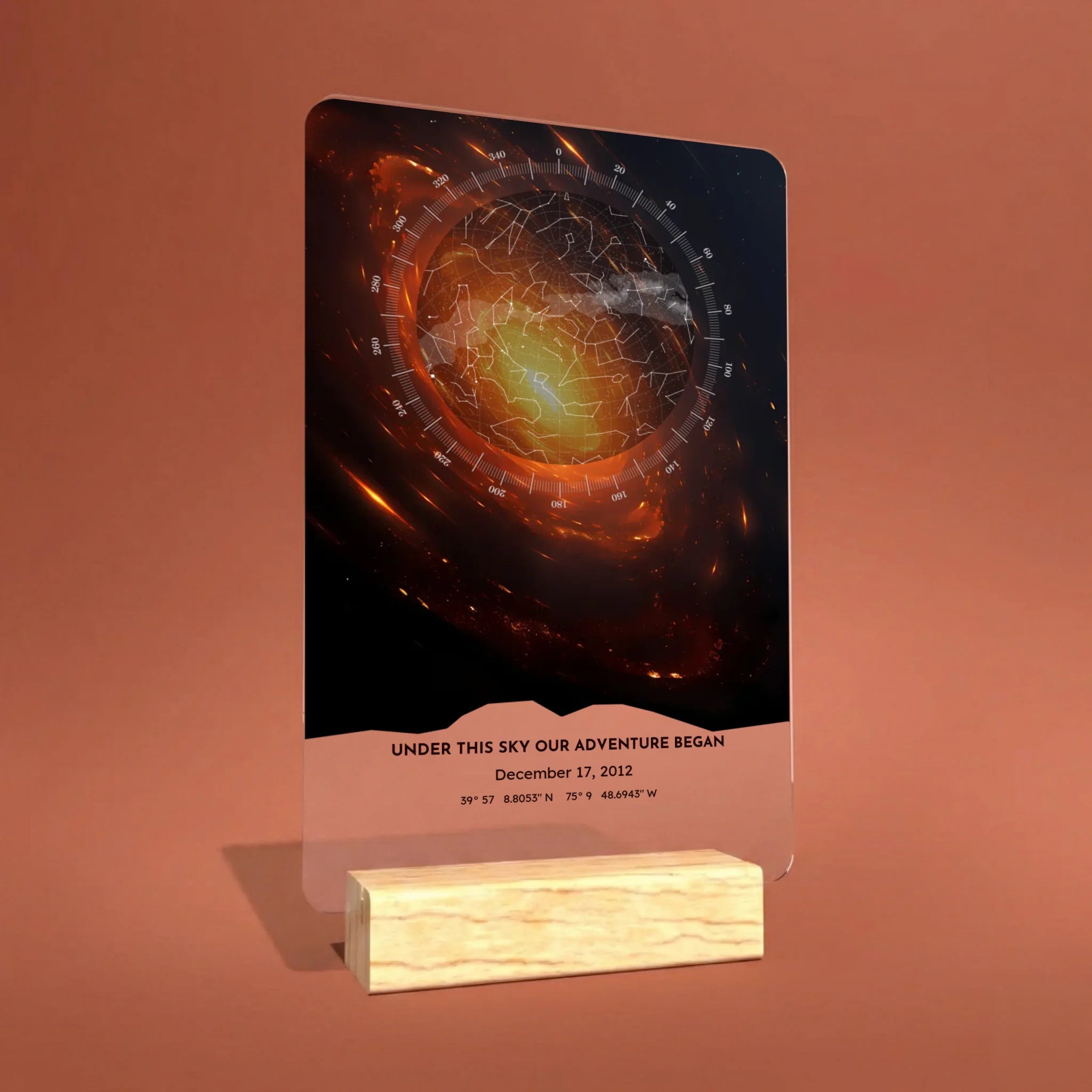 acrylic plaque mockup