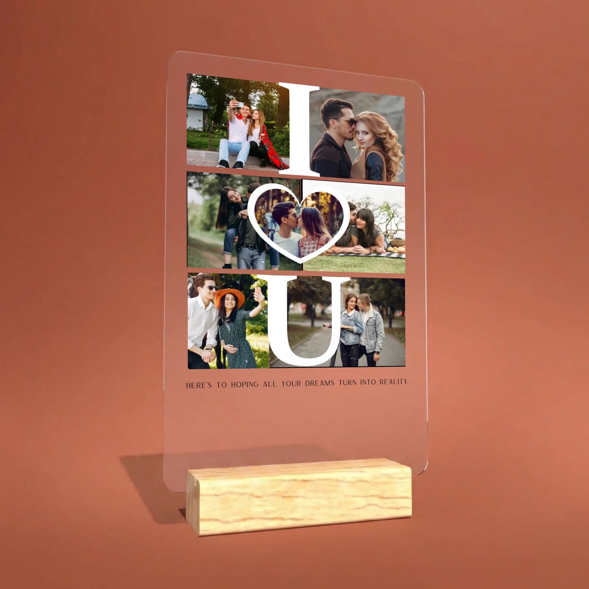 acrylic plaque mockup