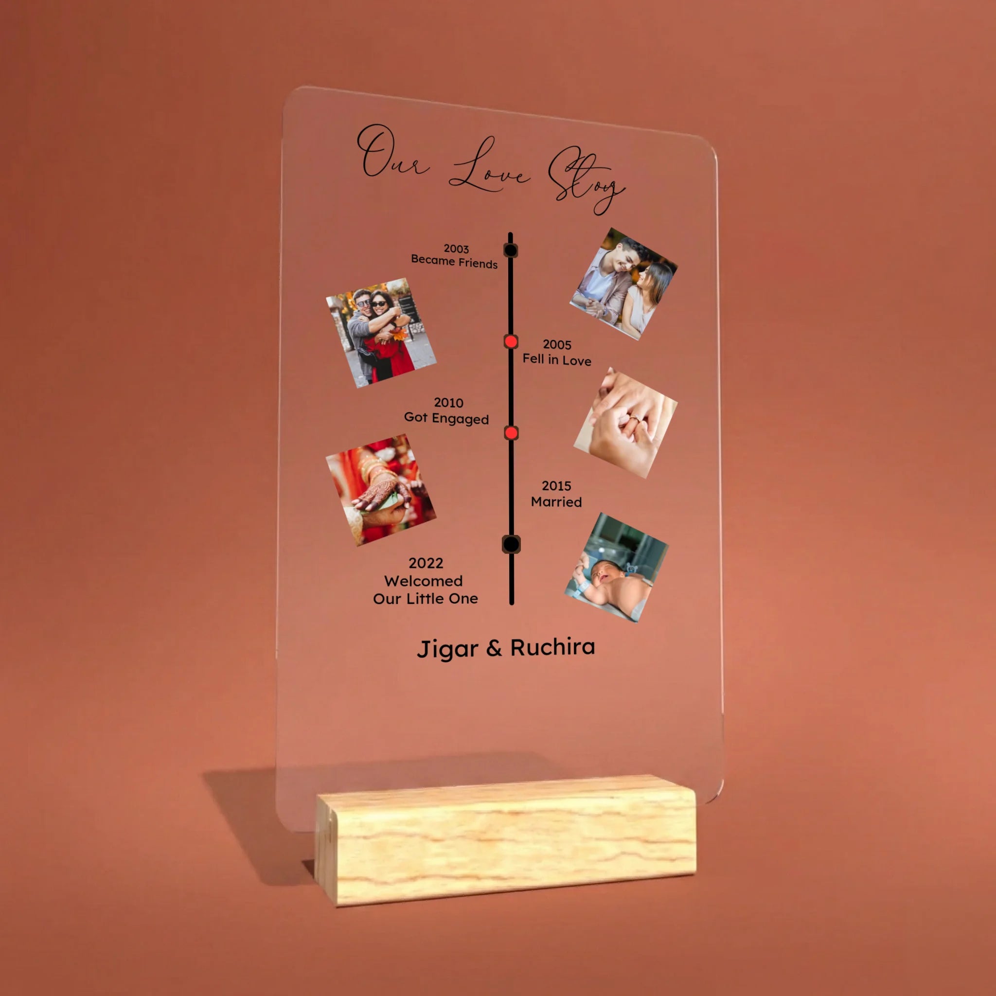 acrylic plaque mockup
