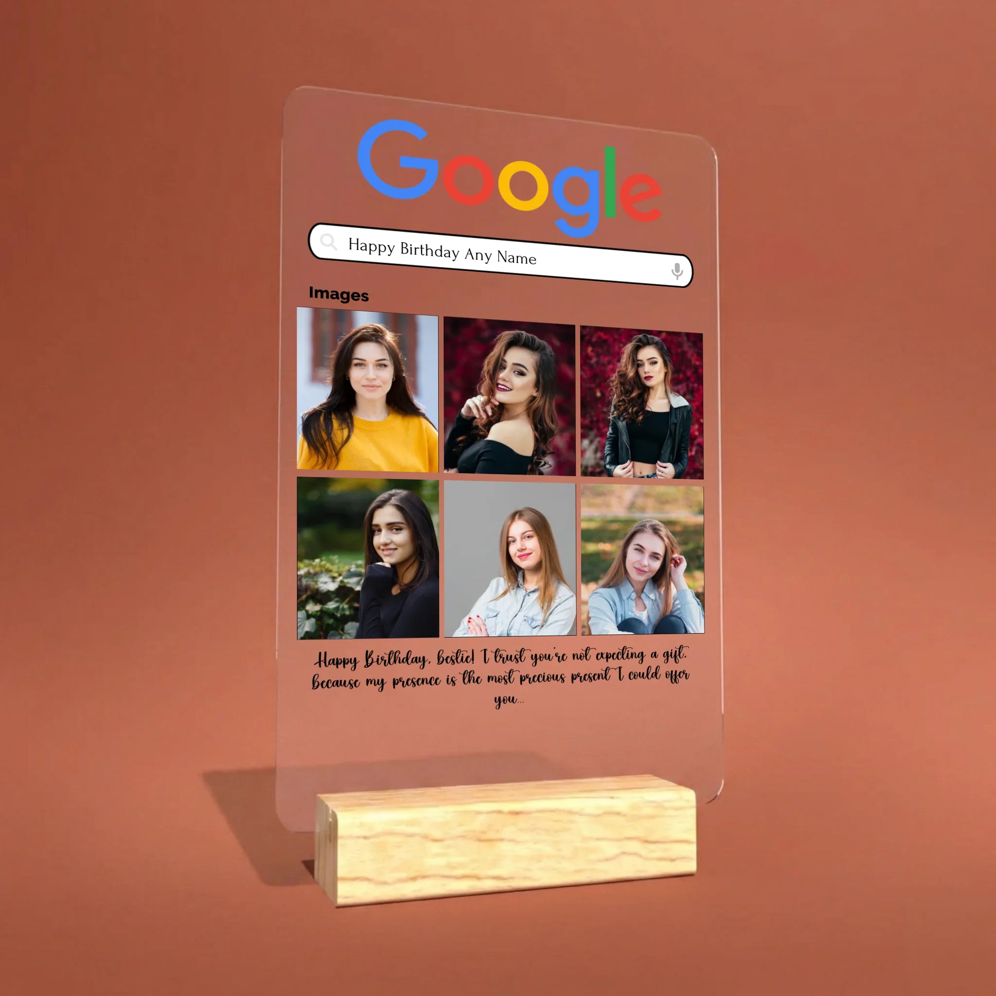 acrylic plaque mockup