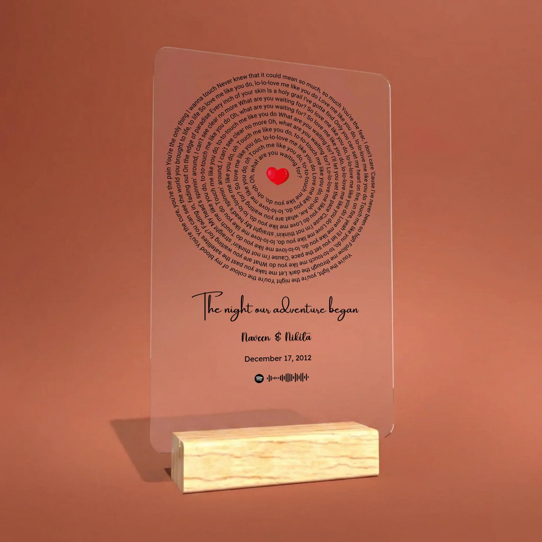 acrylic plaque mockup