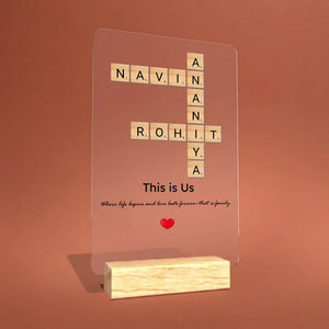 acrylic plaque mockup