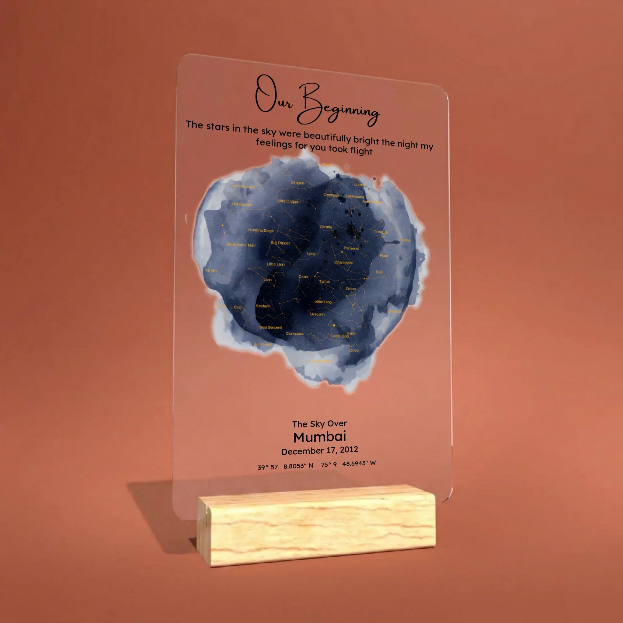 acrylic plaque mockup
