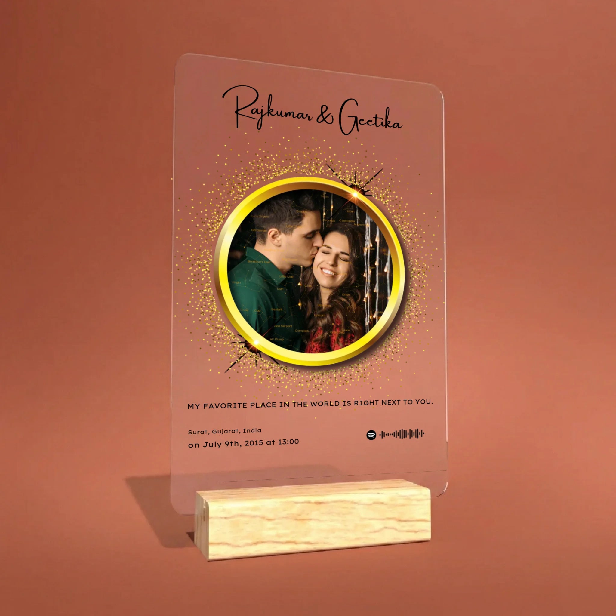 acrylic plaque mockup