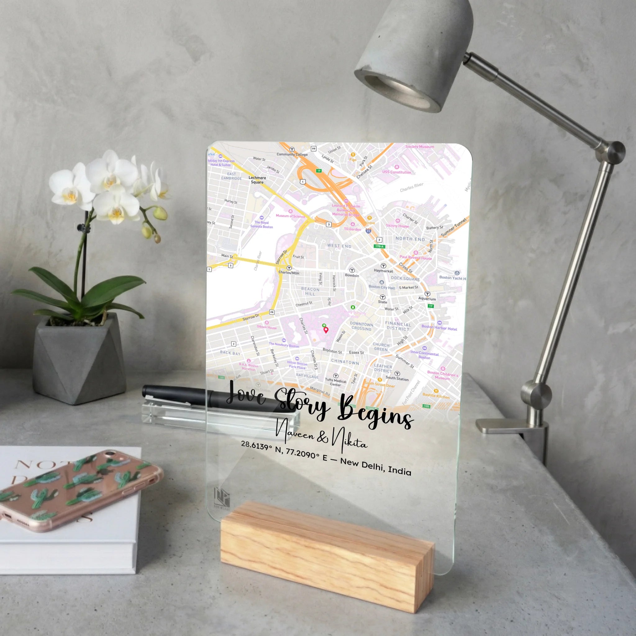 acrylic plaque mockup 3