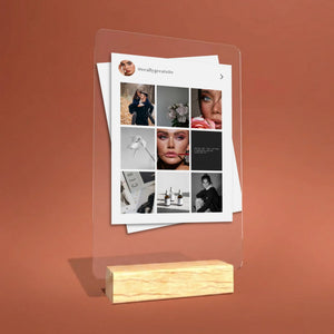 acrylic plaque mockup