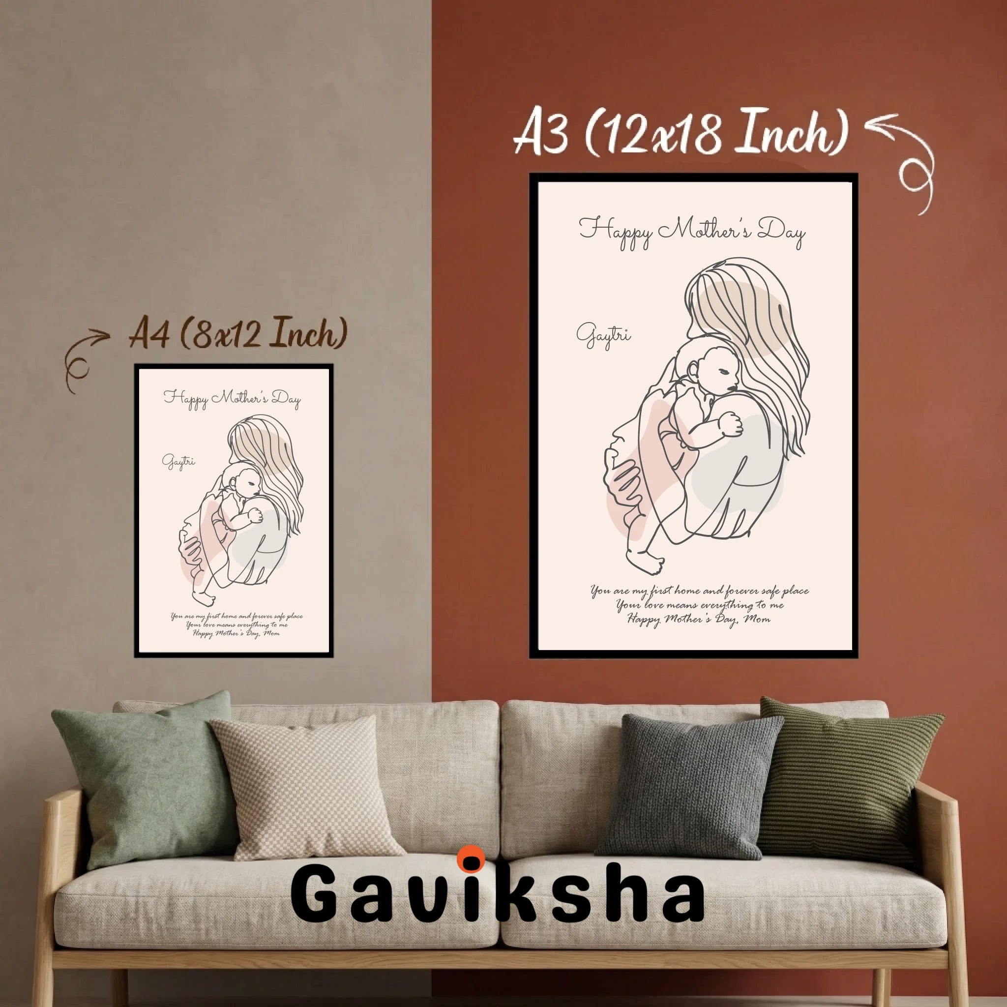 Personalised Family Crossword Art