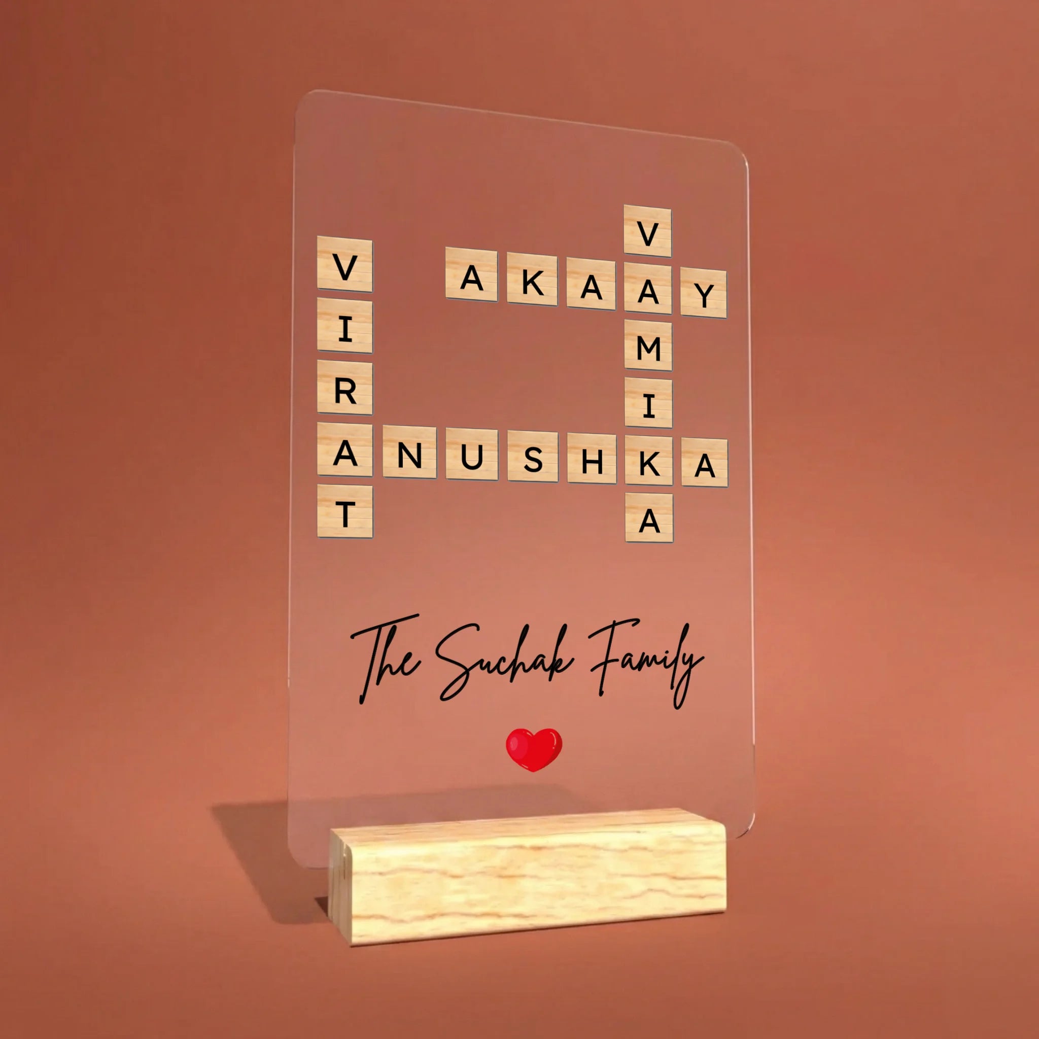 acrylic plaque mockup