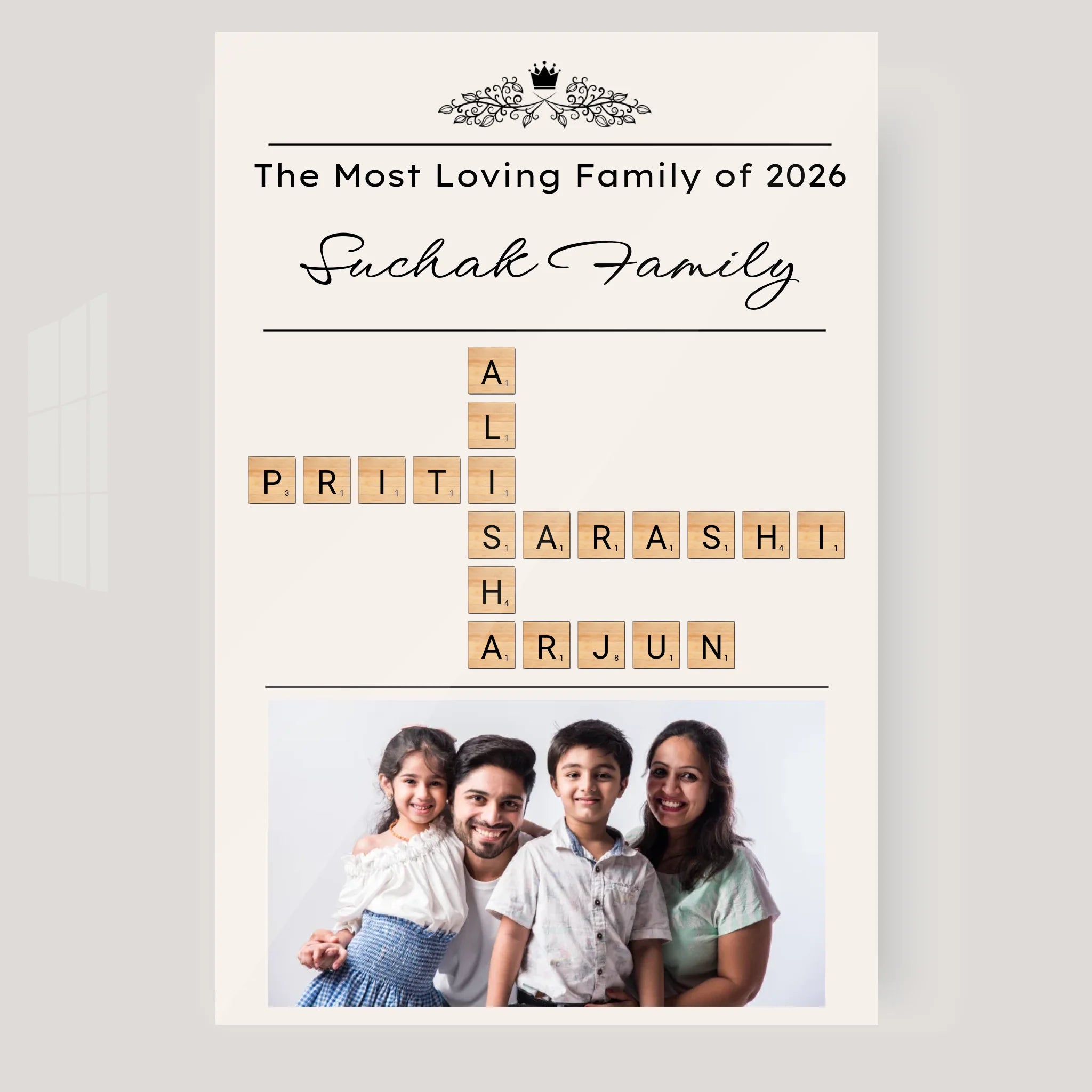 White image frame
