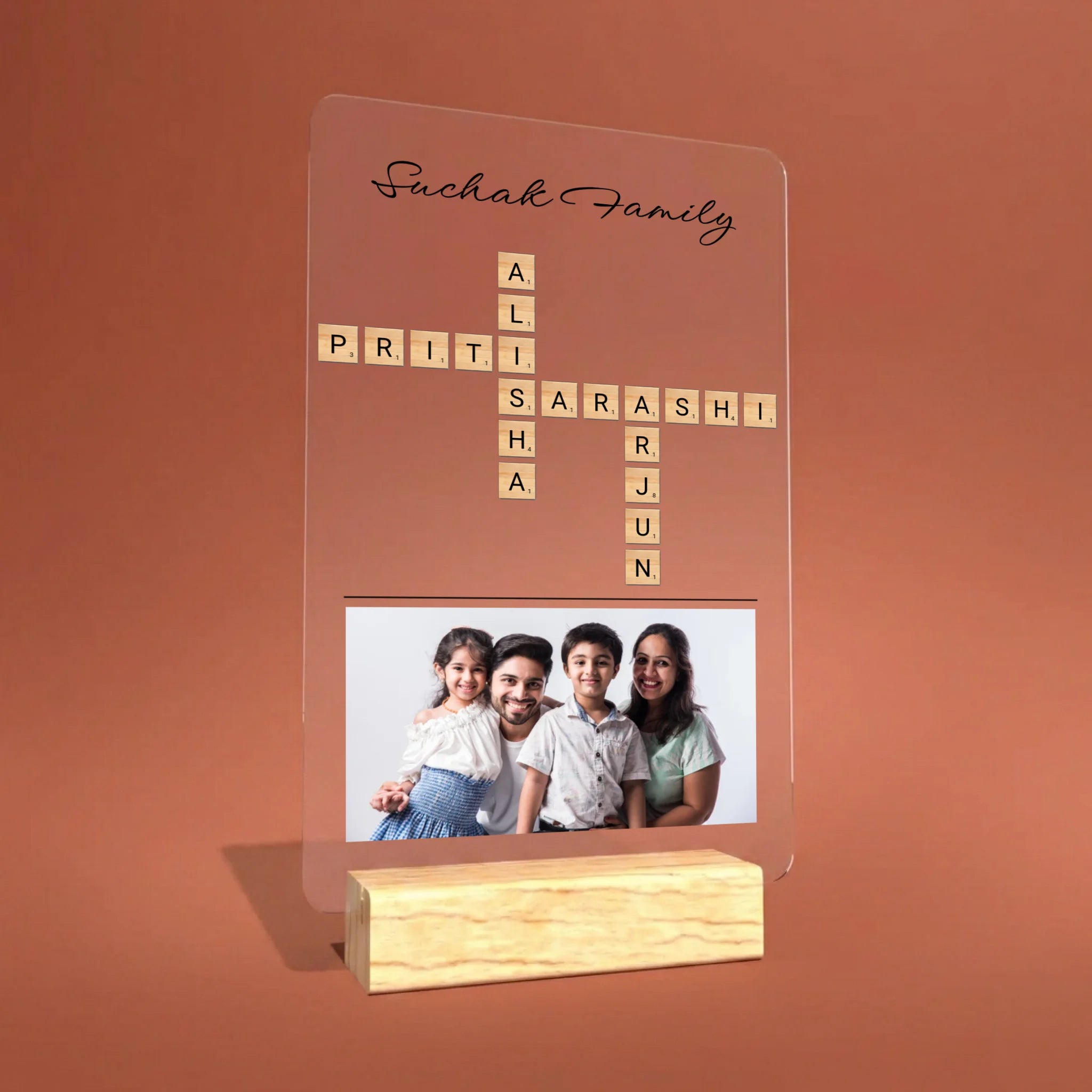 acrylic plaque mockup