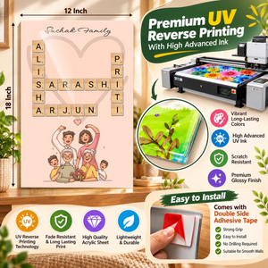 Premium Acrylic Family Plaque Advertisement