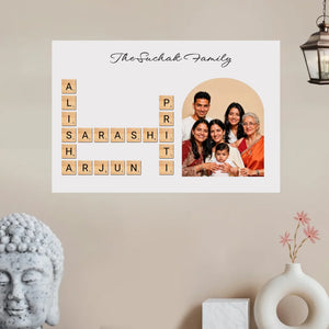 Cozy Verma Family Crossword Keepsake