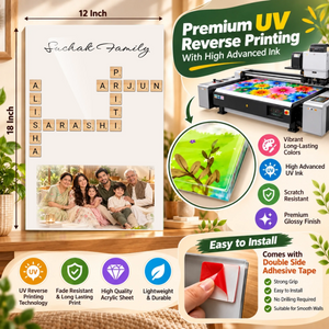 Premium Acrylic Family Plaque Advertisement