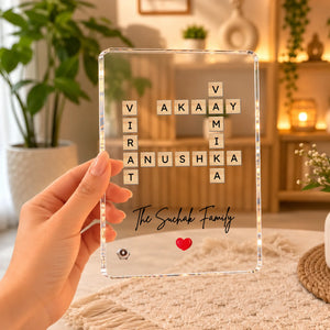 Clear Acrylic Frame in a Cozy Interior