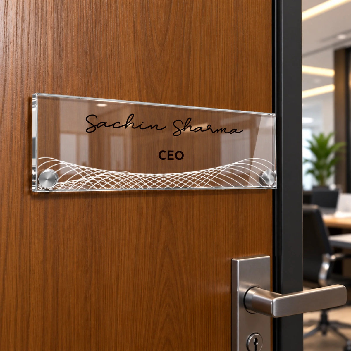 Blank Acrylic Door Sign