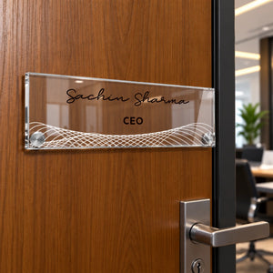 Blank Acrylic Door Sign